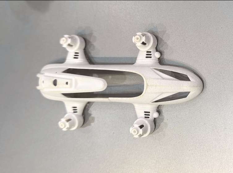 Printed UAV and drone prototype body