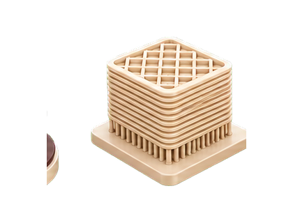 Layered 3D printed prototype